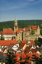 Hohenzollern Castle Sigmaringen, former princely residence and administrative centre of the Princes