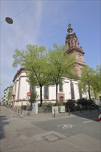 Baroque City Church or Konkordienkirche, Church, Mannheim, Hesse, Germany, Europe