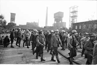 The spontaneous strike, here on 10.9.1969 by the miners of the Minister Stein colliery, was one of