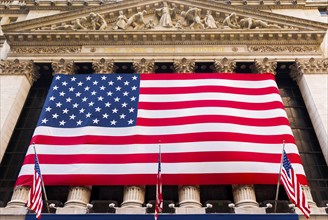 New York stock exchange, stock exchange, financial district, Manhattan, New York City, USA, North