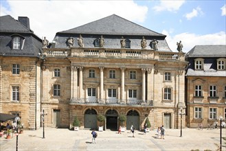 Margravial Opera House in Bayreuth, 18th century theatre building, Upper Franconia, Bavaria,