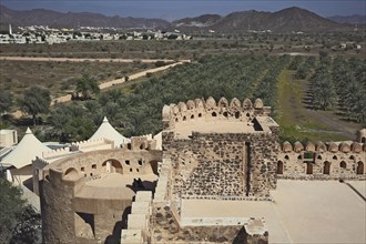 Jabrin Castle or Jabreen Castle is a medieval residential castle in the desert of Oman, also known