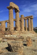 In the Parco Valle dei Templi di Agrigento, Unesco World Heritage Site, Remains of the Ancient City