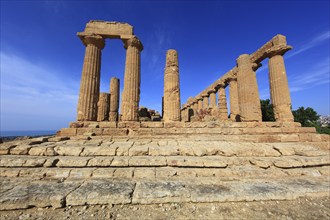 In the Parco Valle dei Templi di Agrigento, Unesco World Heritage Site, Remains of the Ancient City