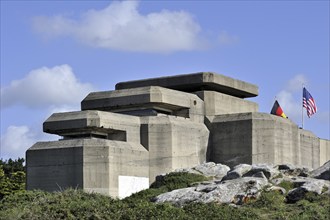 The German Second World War bunker Le Grand Blockhaus at Batz-sur-Mer, Loire-Atlantique, Pays de la