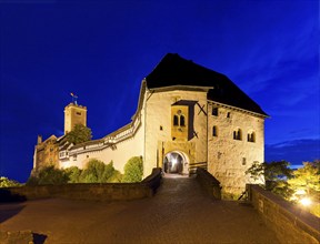 Wartburg Castle is a castle in Thuringia, situated above the town of Eisenach at the north-western