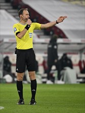 Referee Referee Bastian Dankert Gesture Gesture MHPArena, MHP Arena Stuttgart, Baden-Württemberg,