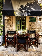 Alleys in the old town centre of Budva, Montenegro, Budva, Montenegro, Europe