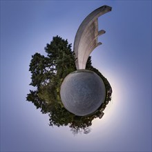 Airlift Monument at Little Planet Representation, Berlin, Germany, Europe