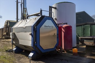 Glenfarrow biomass boiler, Suffolk, England, UK