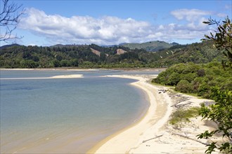 Abel Tasman Coast Track, Coquille-Bay, Beach, Kaiteriteri, New Zealand, Oceania