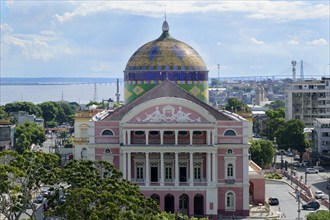 Belle Epoque Amazon Theatre, Manaus, Amazonia State, Brazil, South America