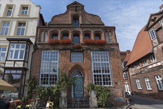 Historic gabled house, Lüneburg, Lower Saxony, Germany, Europe