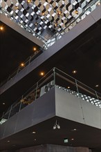 Harpa Concert Hall and Congress Centre, interior view, artistic modern architecture, Reykjavik,