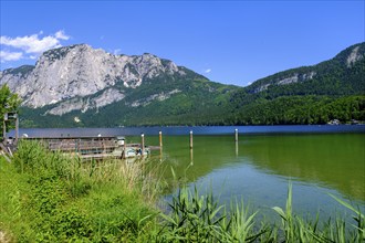 Steg am Altausseer See, Altaussee, Salzkammergut, Styria, Austria, Europe