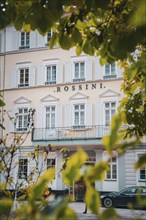 Hotel Rossini bei Herbst, Bad Wildbad, Black Forest, Germany, Europe