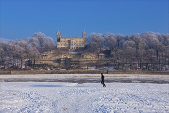 Elbe castles in winter