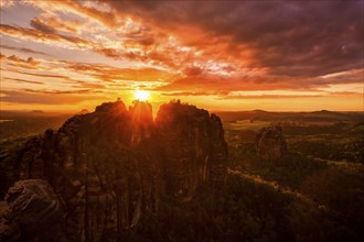 Schrammsteine in Saxon Switzerland