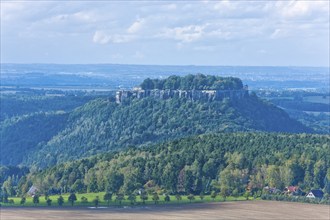 View from Gohrisch in Saxon Switzerland