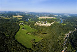 Festund Königstein and the Lilienstein