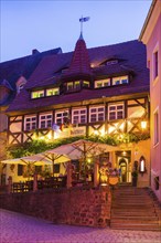 DEU Saxony Meissen Wine restaurant in a clothiers' guild house from 1523, family-owned since 1873