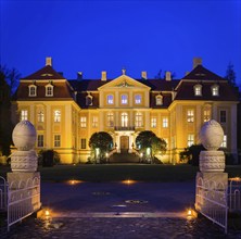 Baroque Rammenau Castle, Rammenau Castle in Rammenau near Bischofswerda in the district of Bautzen