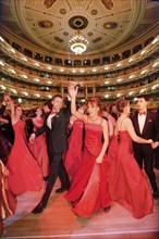 Debutantes at the Semper Opera Ball. After the tension of the opening with the Viennese Waltz, the