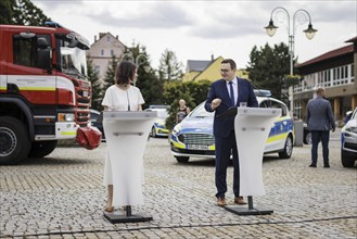 Annalena Bärbock (Bündnis 90 Die Grünen), Federal Minister of Foreign Affairs, and Jan Lipavsky,