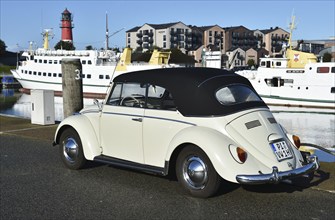 VW Beetle, at a classic car meeting in Büsum, Germany, Europe