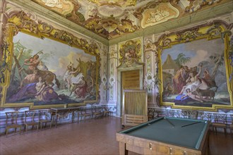 Interior of Villa Pisani, Stra, Province of Venice, Italy, Europe