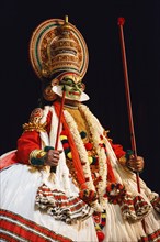 CHENNAI, INDIA, SEPTEMBER 8: Indian traditional dance drama Kathakali preformance on September 8,