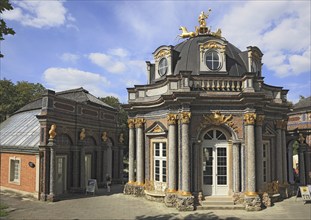 Temple of the Sun in the Hermitage in Bayreuth, Upper Franconia, Bavaria, Germany, Europe