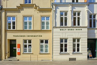 Tourist Information and World Heritage House in Lübsche Straße, Old Town Hanseatic City of Wismar,