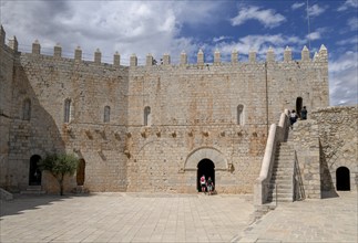 14th century Romanesque castle, Peñíscola, Castellón province, Costa del Azahar, Valencia region,