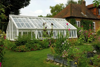 Greenhouse, Manor House, Upton Grey, Hampshire, England, United Kingdom, Europe