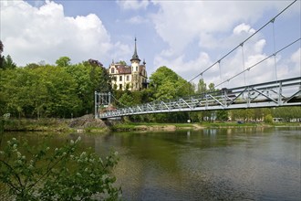 Grimma suspension bridge