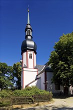 Zwönitz Trinitatiskirche The town is located in the central Ore Mountains in the Geyer Forest,