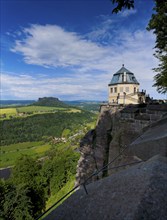 Königstein Fortress in Saxon Switzerland