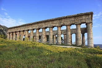 Temple of Hera, Temple of Hera in the former ancient city of Segesta, the province of Trapani,