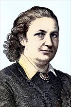 Jenny Deer, 1829, 1902, a German translator, writer, editor and woman's rights activist, c. 1885,