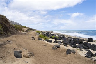 Coastel Hiking Trail Ka'ena-Point, Ka'ena-Point State Park, Oahu, Hawaii, USA, North America