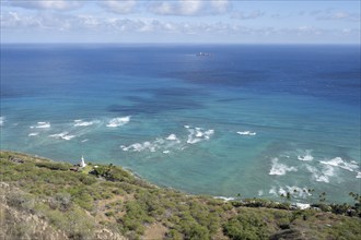 Diamond Head Lighthouse, Honolulu, Oahu, Hawaii, USA, North America