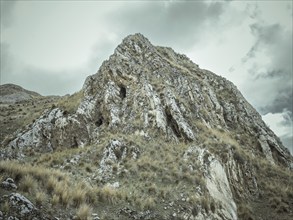 Landscape in the Andean highlands, Curipata, Peru, South America