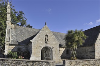 The chapel Perros Hamon de Ploubazlanec with the names of missing fishermen who perished in the