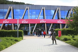 Company building of the Viba company, Viba Nougat-Welt, city of Schmalkalden, district of