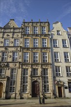 Patrician houses, Long Market, Old Town, Gdansk, Pomeranian Voivodeship, Poland, Europe