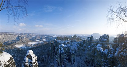 Winter on the Bastei in Rathen