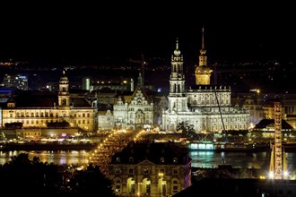 DEU Saxony Dresden Dresden Silhouette