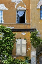 House facade of an old villa at the Roman Baths in Sanssouci Park in Potsdam, Brandenburg, Germany,