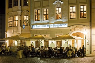 Numerous pubs and restaurants can be found in the rebuilt town houses around the Church of Our Lady